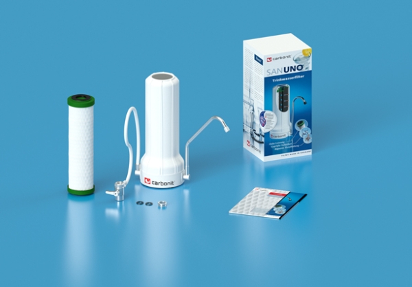 Carbonit SanUno Auftisch-Wasserfiltersystem