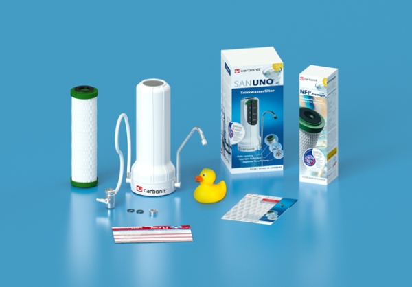Carbonit SanUno Auftisch-Wasserfiltersystem